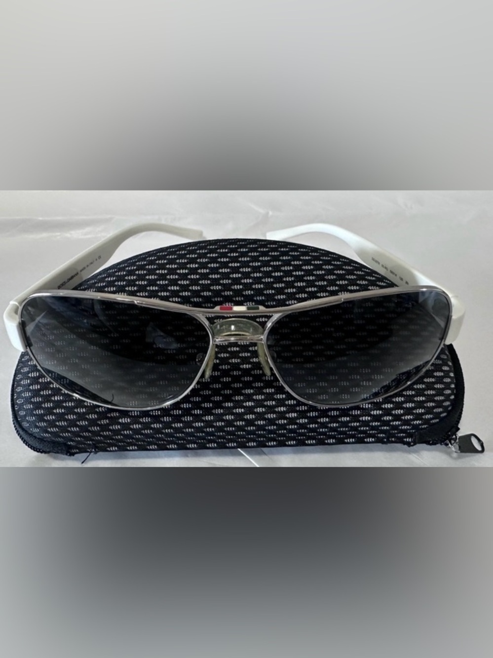 Dolce & Gabbana white frames EUC Sunglasses